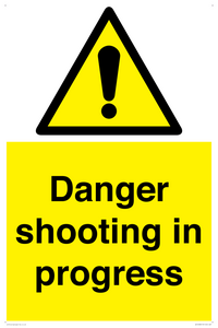 Danger shooting in progress